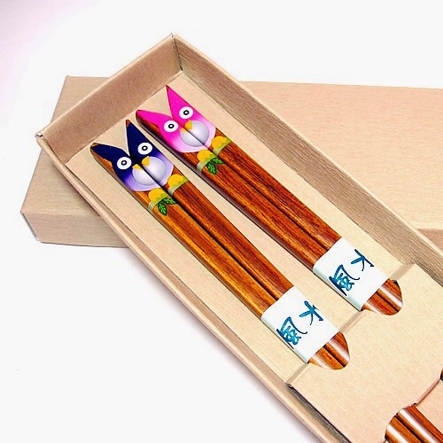 お箸セット ふくろう