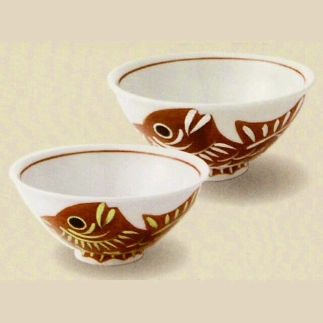目出鯛 茶碗